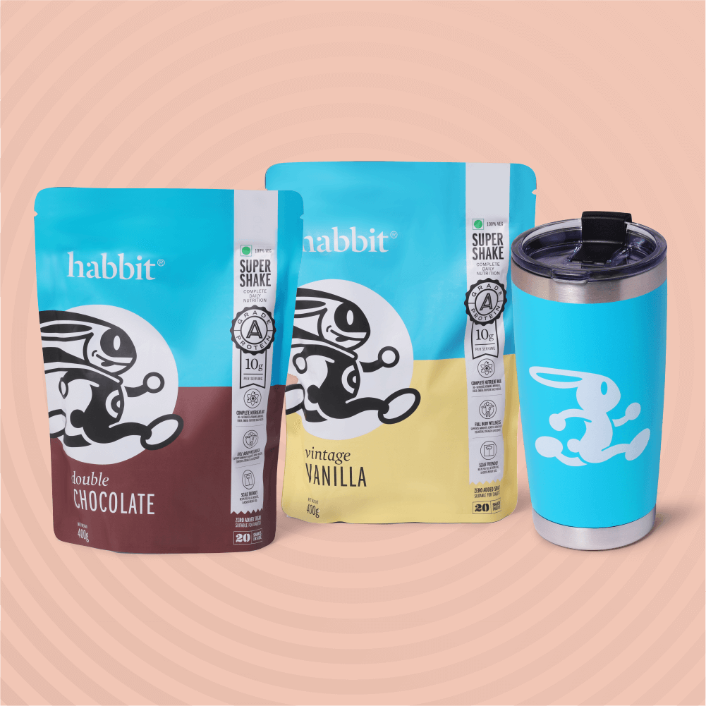 Habbit Super Shake Box | 2 Packs + Omniflask